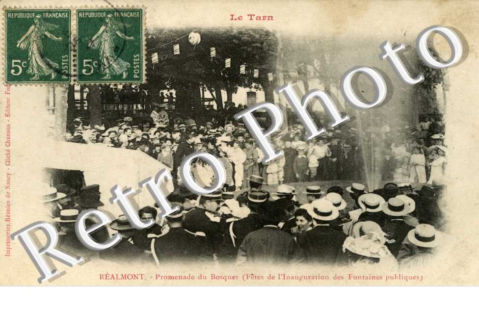 Promenade du bosquet (Fete de l'inauguration des fontaines publiques)