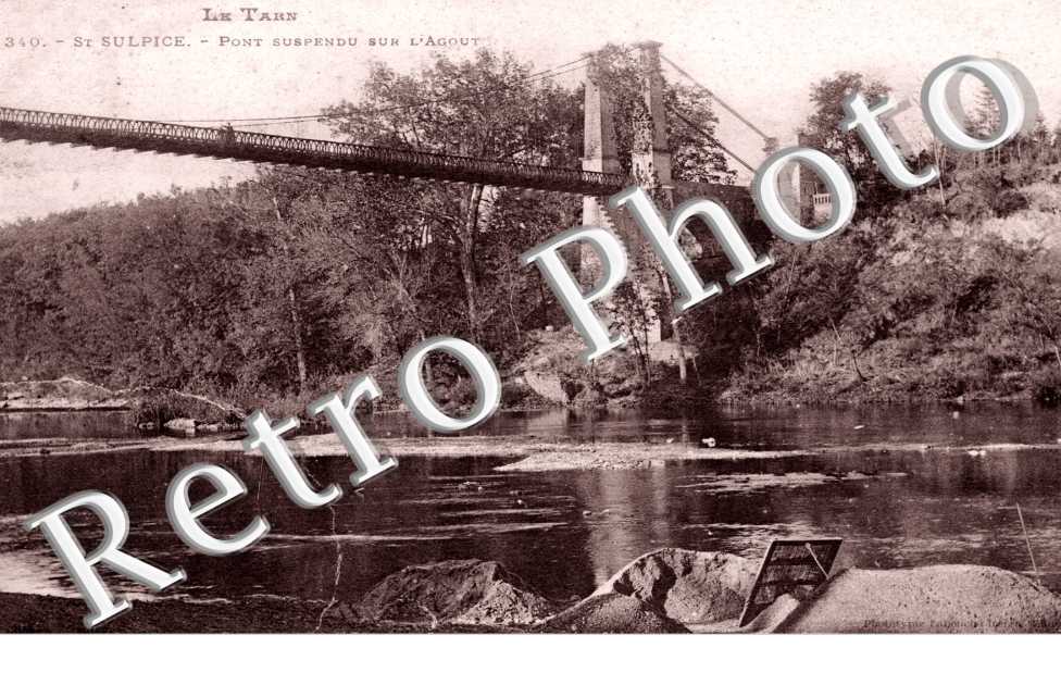 Le Pont suspendu sur l'Agout