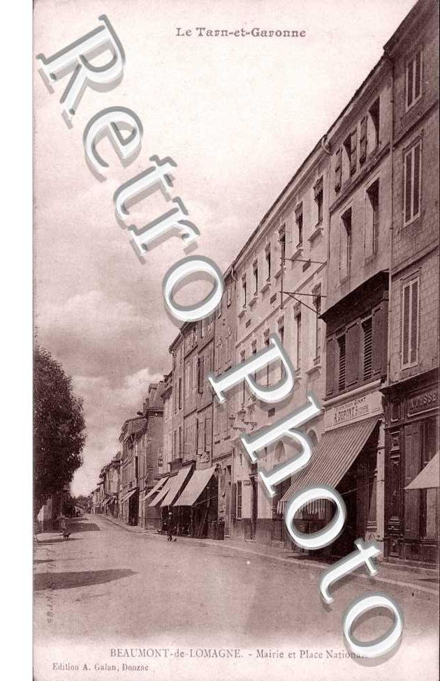 Mairie et Place Nationale