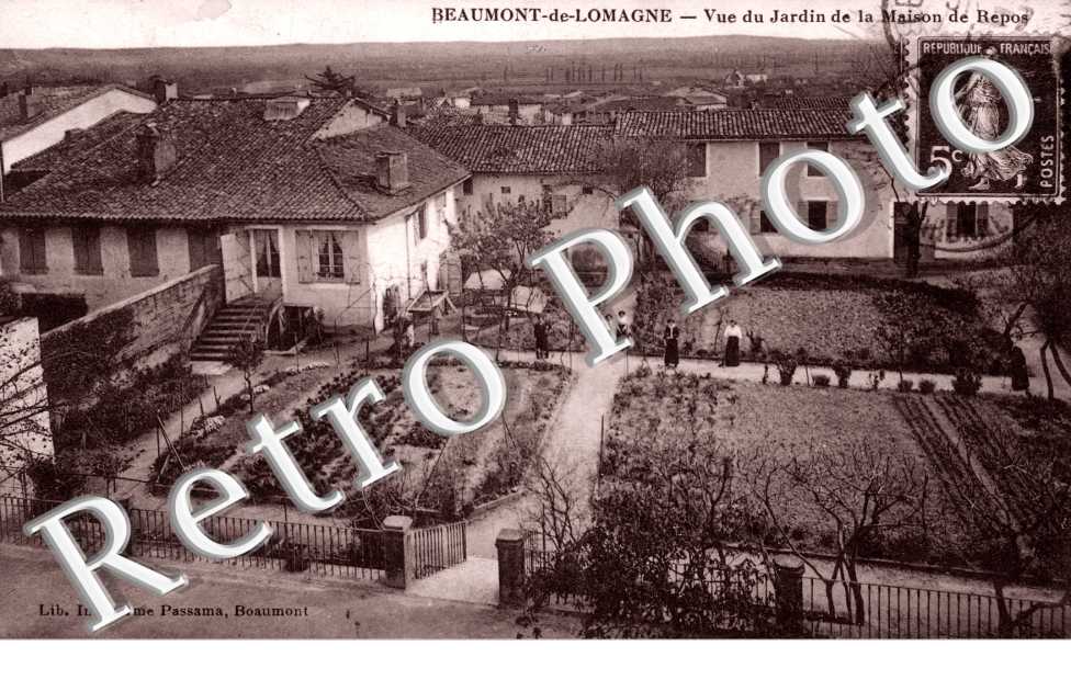 Vue du Jardin de la Maison de Repos