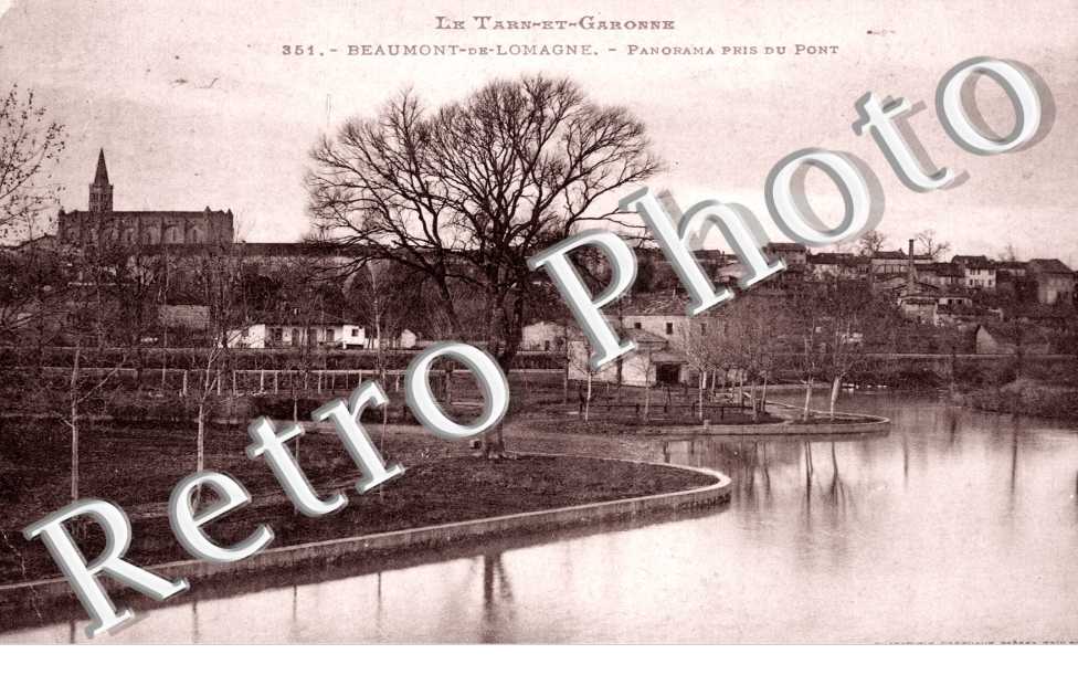 Panorama pris du Pont