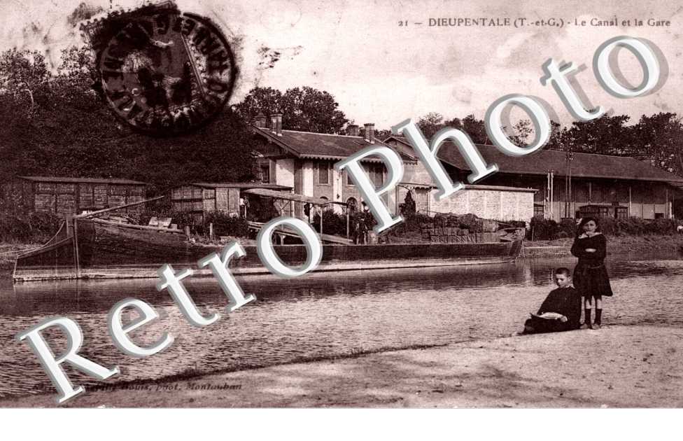 Le canal et la gare