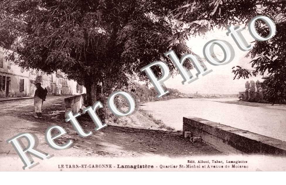 quartier Saint Michel et avenue de Moissac