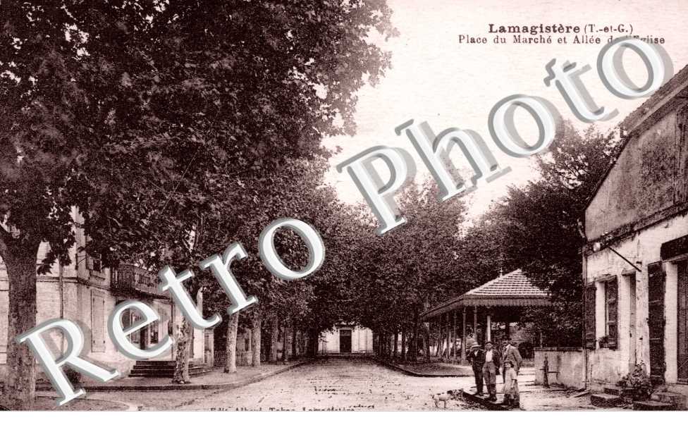 Place du Marche et Allee de l&#039;Eglise