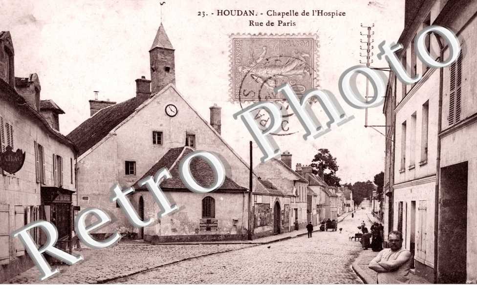 la Chapelle de l&#039;Hospice, la Rue de Paris