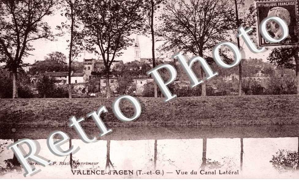 Vue du Canal Lateral