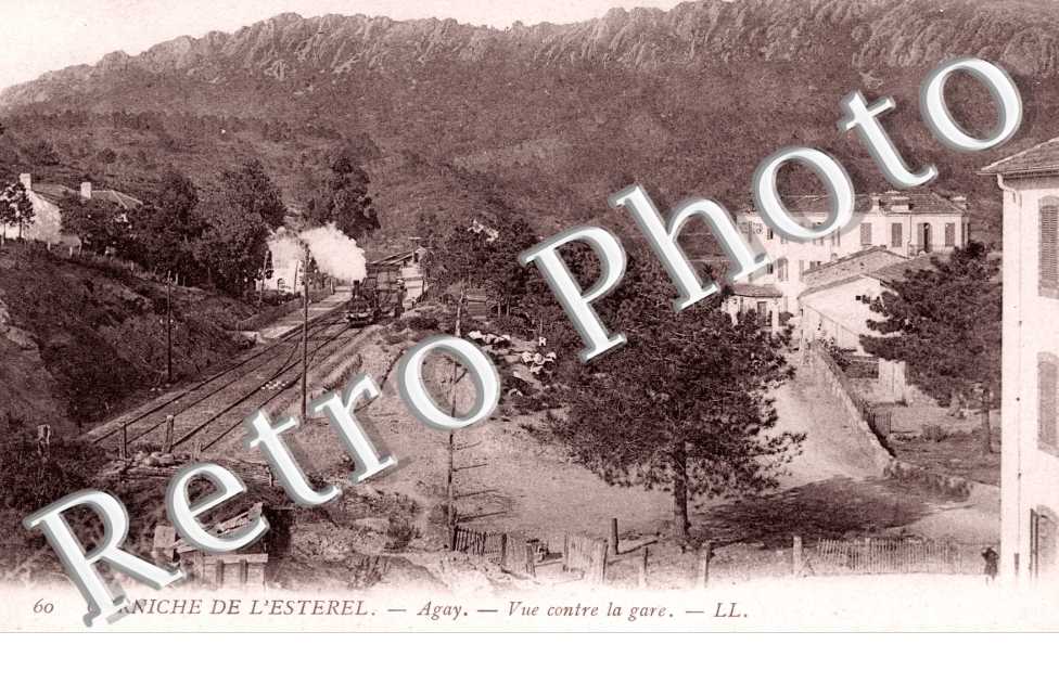 la Corniche de l&#039;Esterrel, Vue contre la Gare