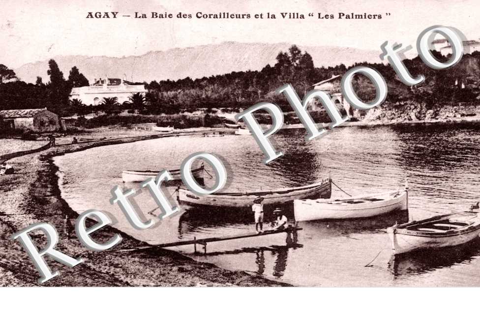 la Baie des Corailleurs et la Villa "les Palmiers"