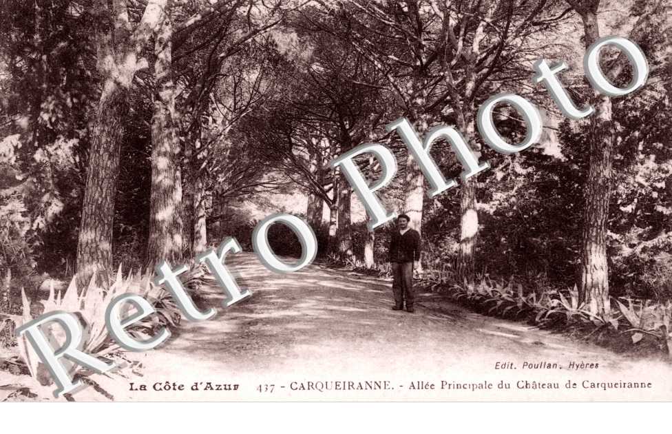 Allee principale du chateau