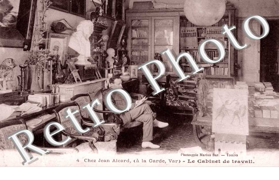 Chez Jean Aicard le Cabinet de travail