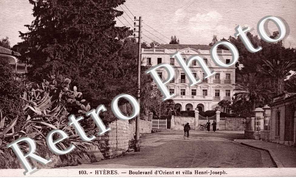 Boulevard d&#039;Orient et villa henri joseph