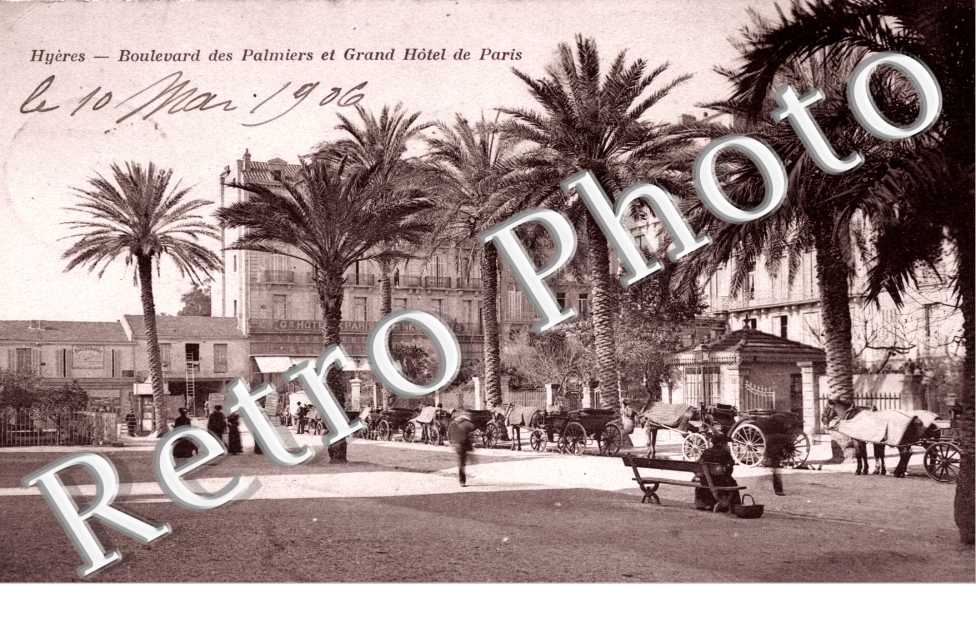 Boulevard des Palmiers et grand hotel de Paris