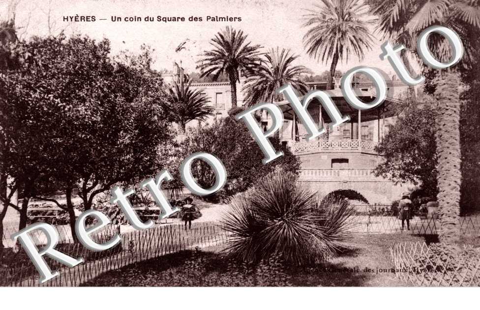 un coin du square des Palmiers