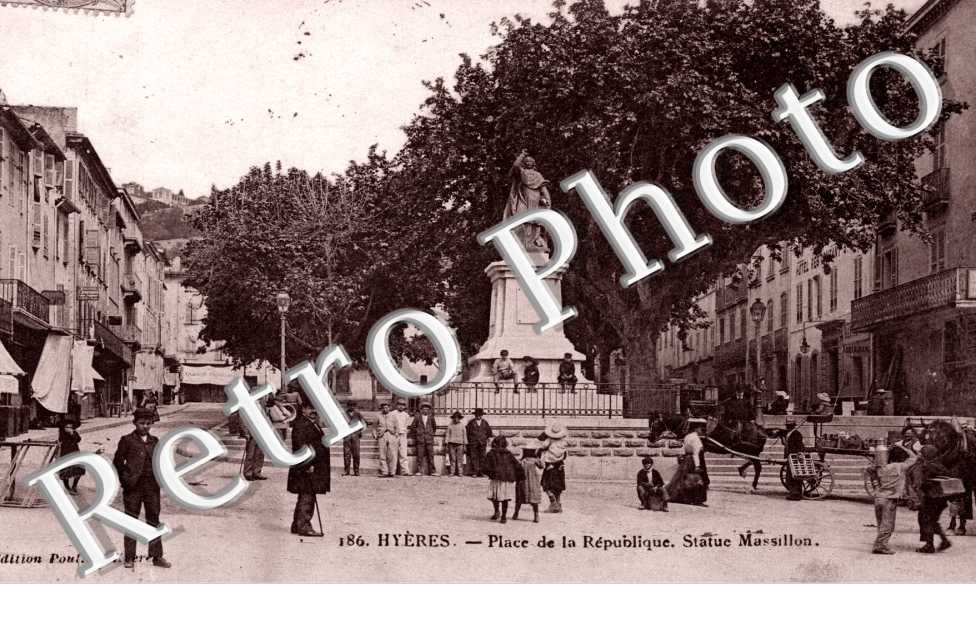 Statue Massillon et Place de la Republique