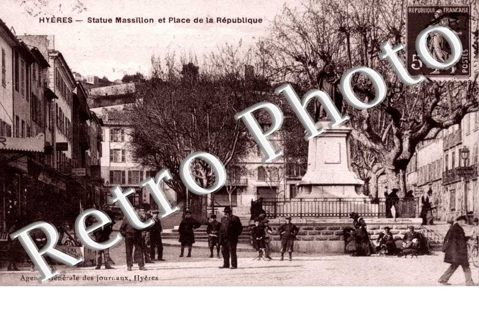Statue Massillon et Place de la Republique