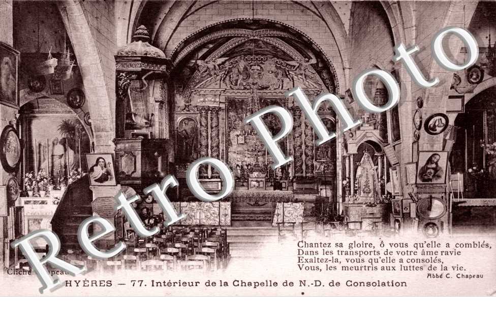 Interieur de Chapelle de ND de Consolation