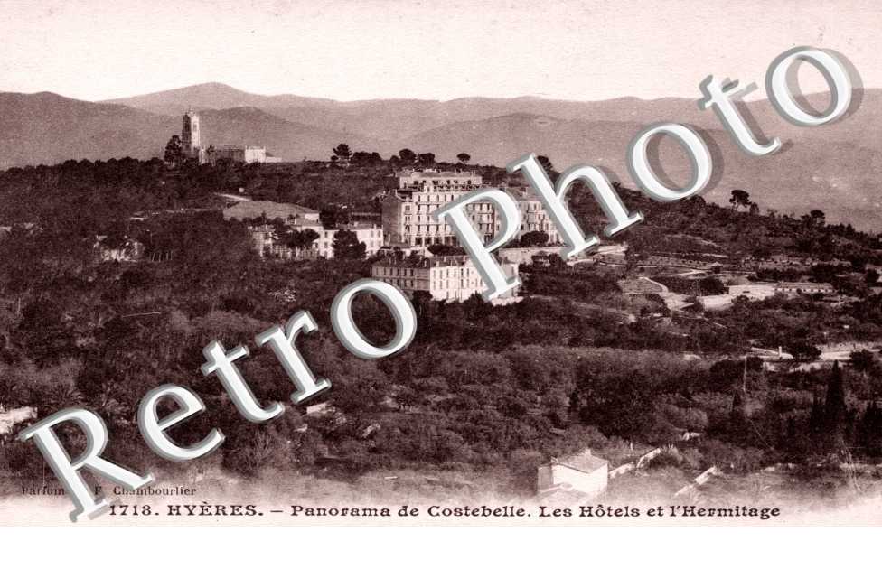 Panorama d Costebelle - les Hotels et l&#039;Hermitage