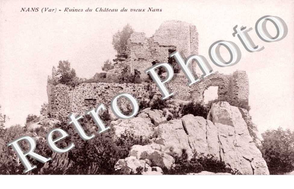 Ruines du Château du vieux Nans