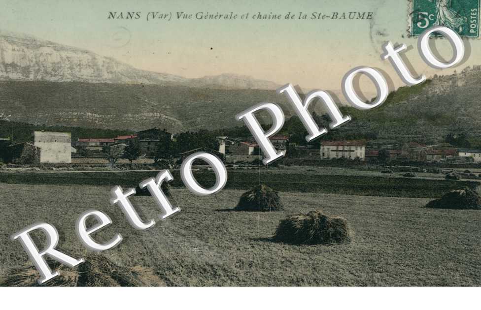 vue generale de la chaine Sainte Baume