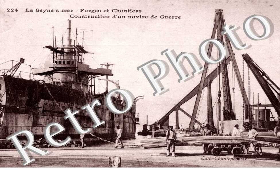 Forges et Chantiers Construction d'un Navire de Guerre