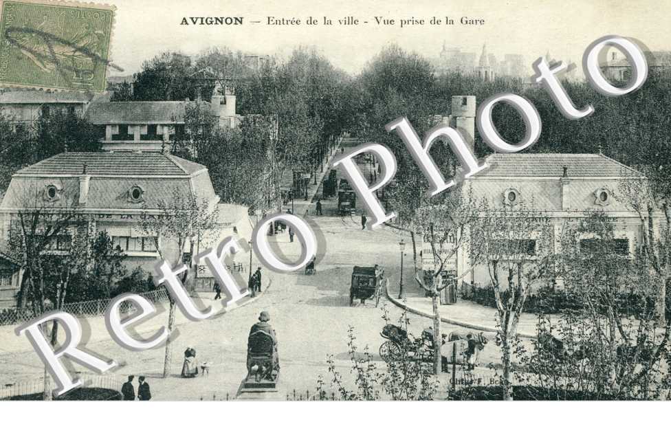 Entree de la Ville, Vue prise de la Gare