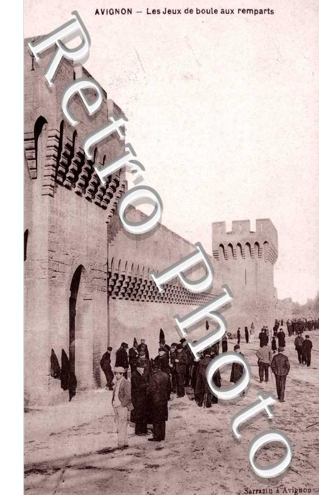 Les jeux de boules aux remparts