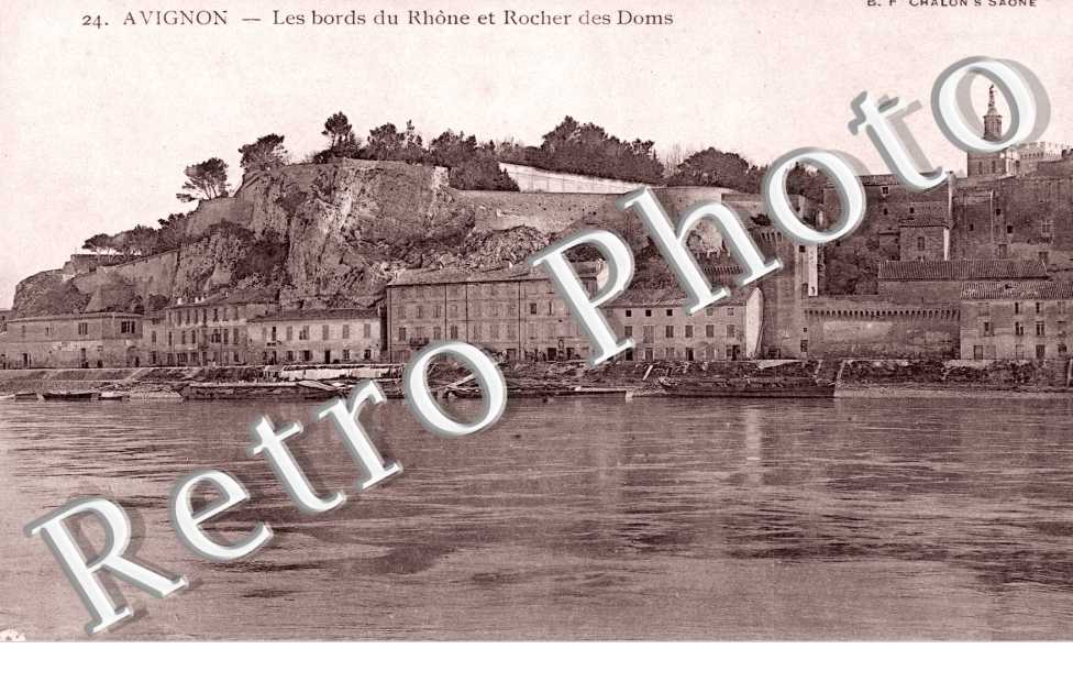 les Bords du Rhone et Rocher des Doms