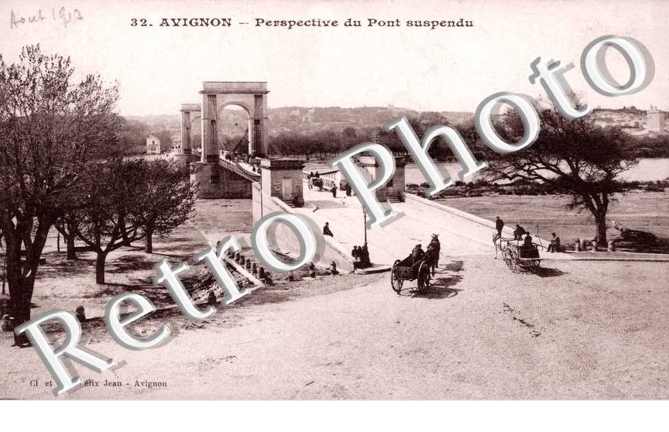 Perspective du Pont suspendu