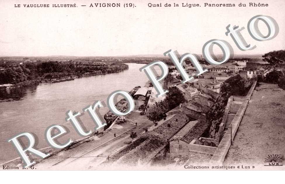 Quai de la Ligue, Panorama du Rhone