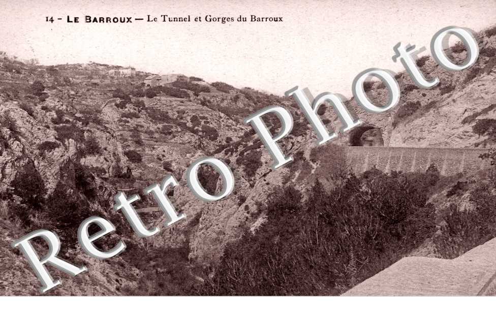 le tunnel et gorges du Barroux