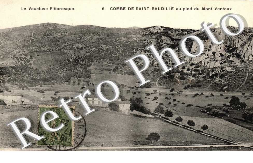 Combe de Saint-Baudille au pied du Mont-Ventoux