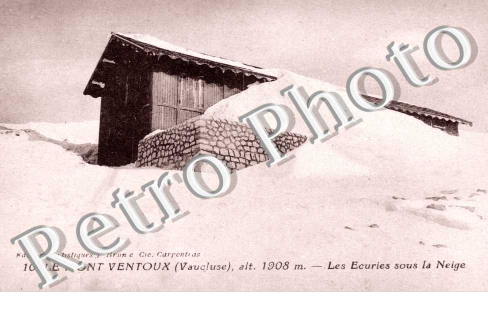 Le Mont Ventoux les Ecuries sous la neige