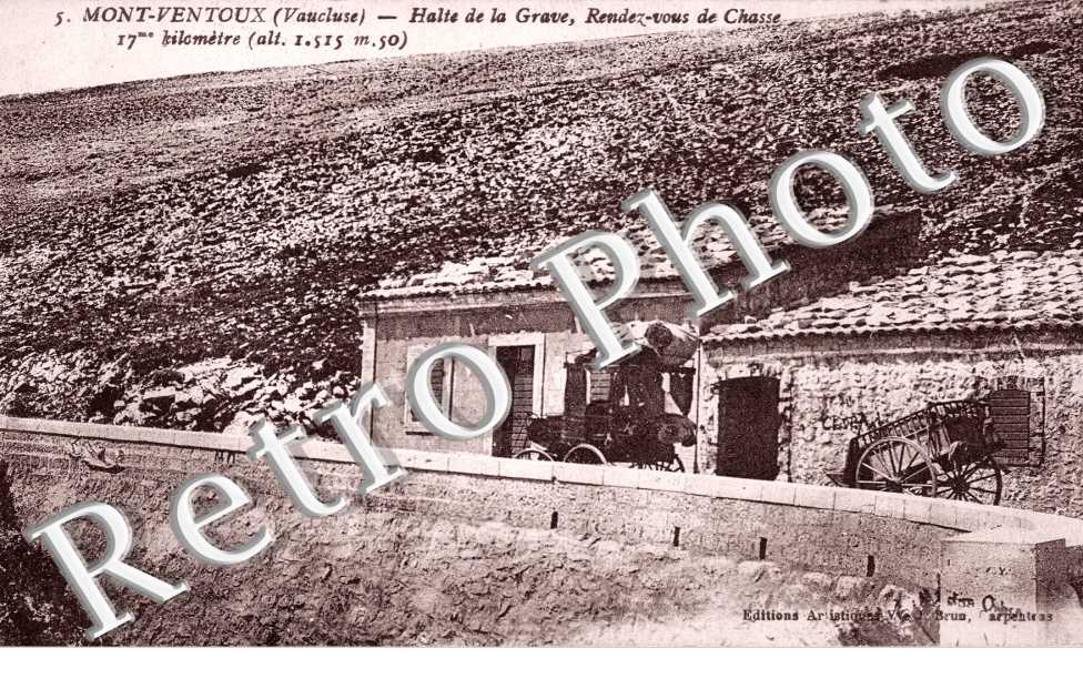 Le Mont Ventoux, Halte de la Grave
