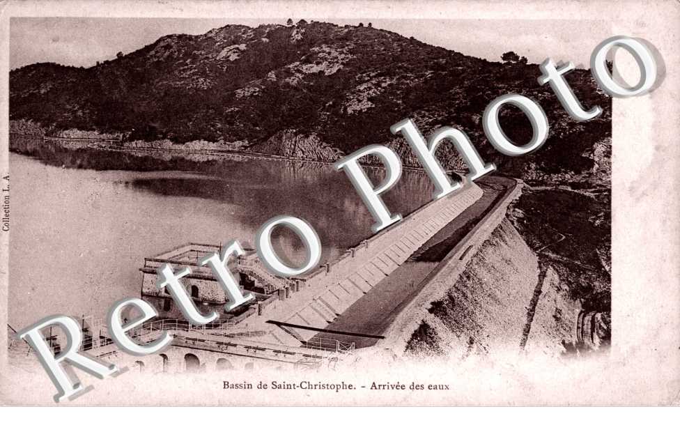 Bassin de Saint Christophe, Arrivee des Eaux