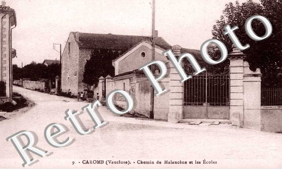 Chemin de Malaucene et les Ecoles
