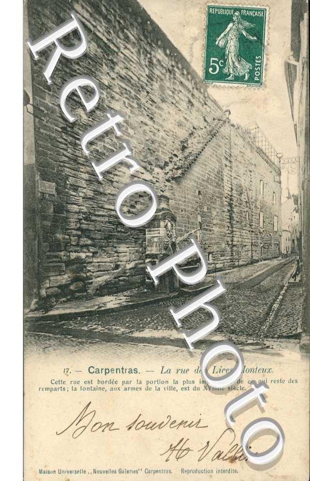 Rue des Lices Monteux