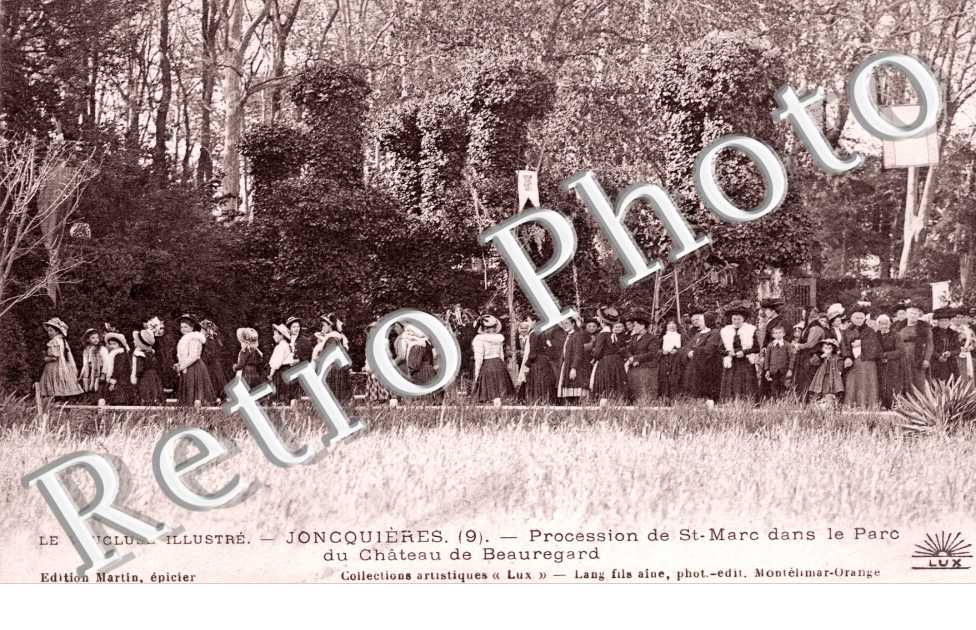 procession de Saint Marc dans le parc du chateau de Beauregard