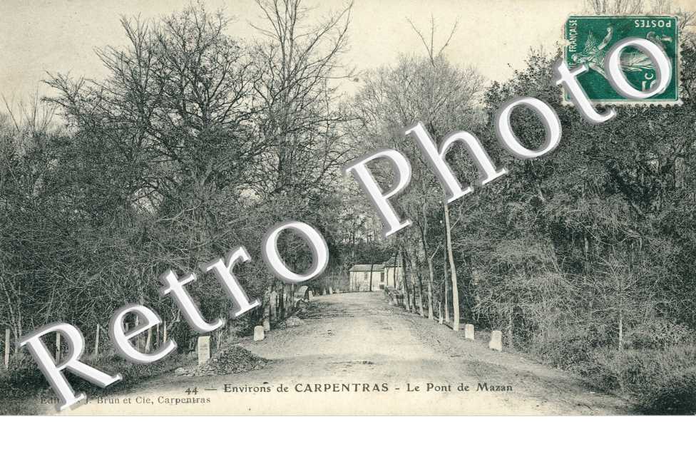 Le pont de Mazan