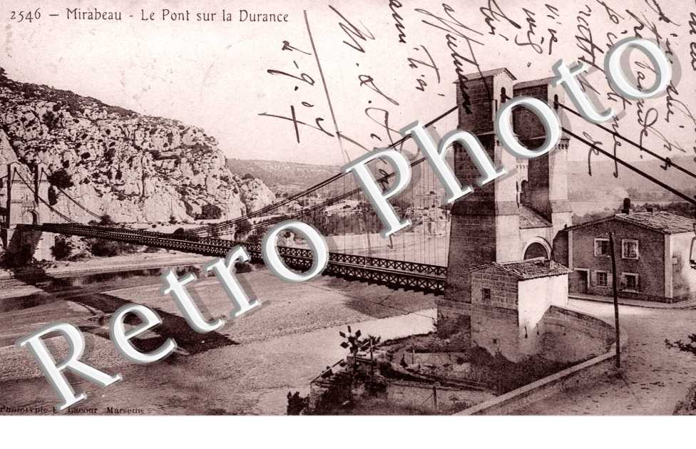 Le pont sur la Durance