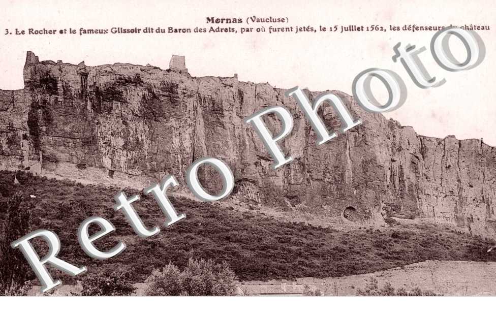 Le rocher et le fameux Glissoir