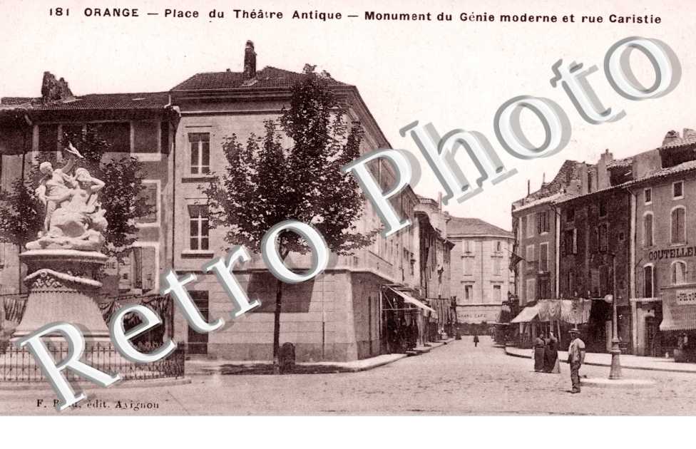 Place du Theatre Antique, Monument du Genie Moderne et Rue Caristie