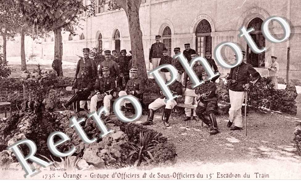Groupe d&#039;Officiers et de Sous-Officiers du 15eme Escadron du Train