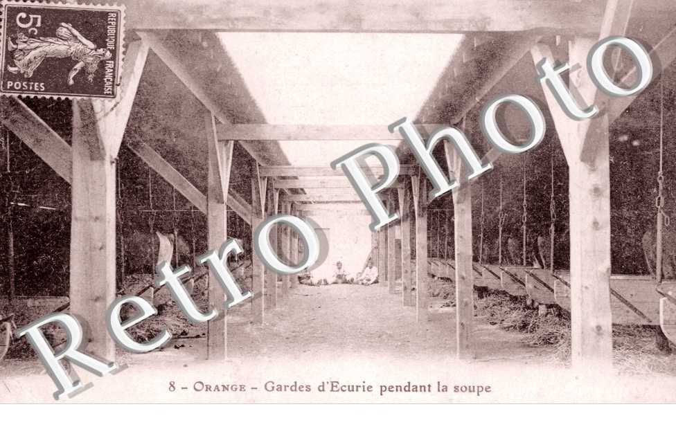 Gardes d&#039;Ecuries pendant la soupe 