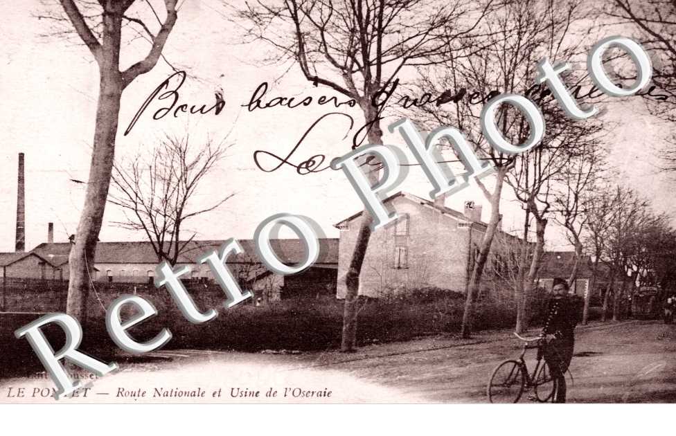 Route nationale et usine de l'oseraie