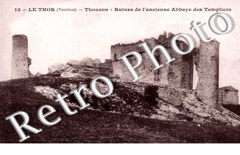 Thouzon - Ruines de l'ancienne abbaye des templiers