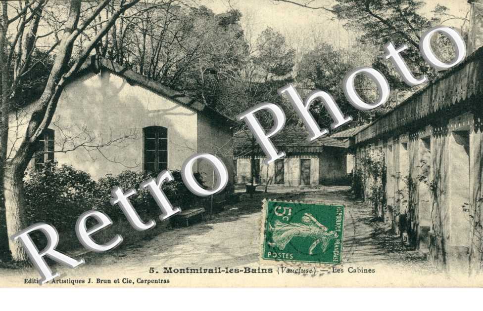 Montmirail les Bains - les cabines