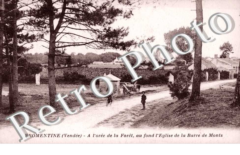 Fromentine, A l&#039;Oree de la Foret et l&#039;Eglise de la Barre des Monts