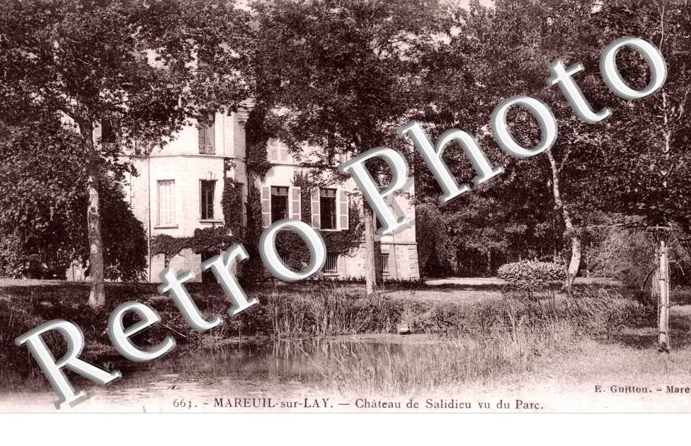 Chateau de Salidieu vu du parc