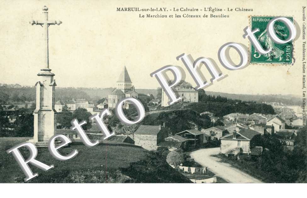 le Calvaire, l'Eglise, le Chateau, le Marchion et les Coteaux de Beaulieu