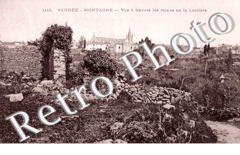 Vue a travers les Ruines de la Lardiere